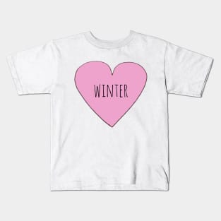 Love Winter Kids T-Shirt